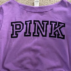 One time wear pink sweatshirt